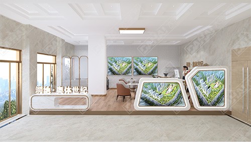 蘭山區(qū)潤地·奧體世紀城市展廳包裝